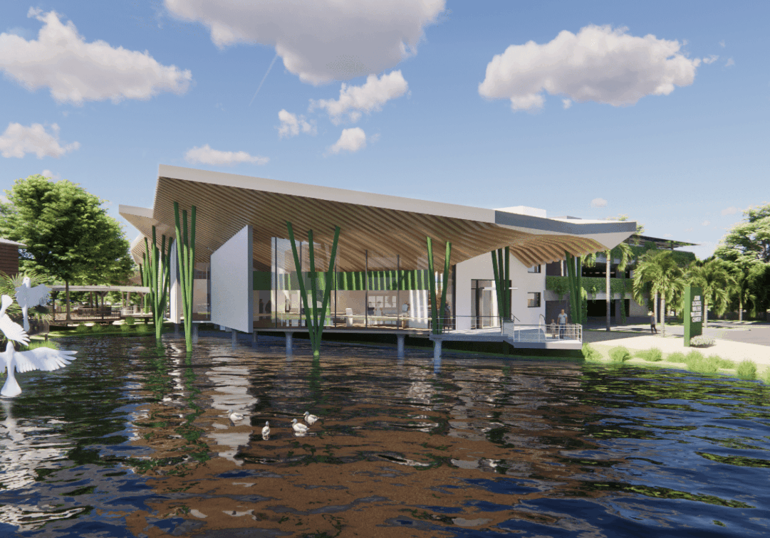 John And Carol Walter Nature Experience Front View Rendering